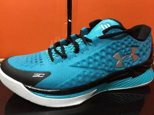 Mens Under Armour Curry One Low Elite Blue Black Portugal